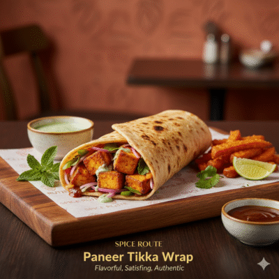 Paneer Tikka Wrap